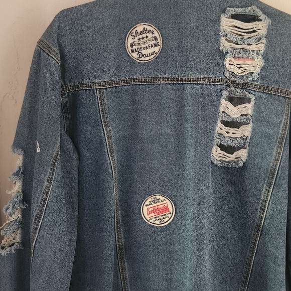 Denim patch jacket - Picture 2 of 8